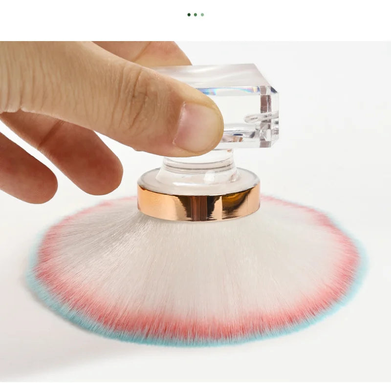 Nail Tool Dust-proof Brush Korean Fragrance Cleaning Dust-proof Brush Powder Blusher Brush Makeup Brush Rose Brush