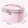 Large Capacity Handheld Makeup Bag Portable Minimalist Style Cosmetic Storage Bag Oxford Cloth Travel Design Wash Bags