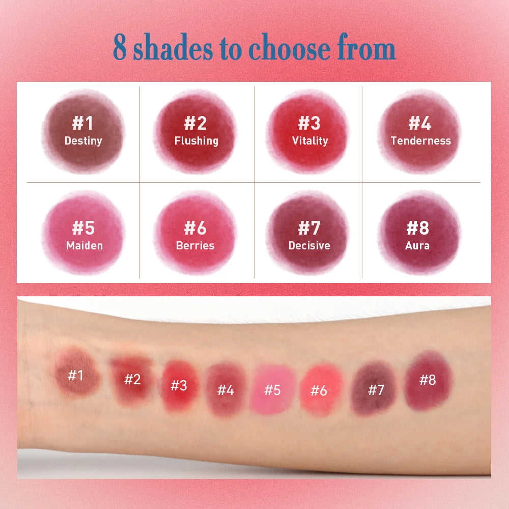 Lip&Cheek Blurry Pudding Pot | Blushed Moment - Baby | Makeup Blush, Buildable Lightweight, Multi-Use Soft Matte Finish | 5g
