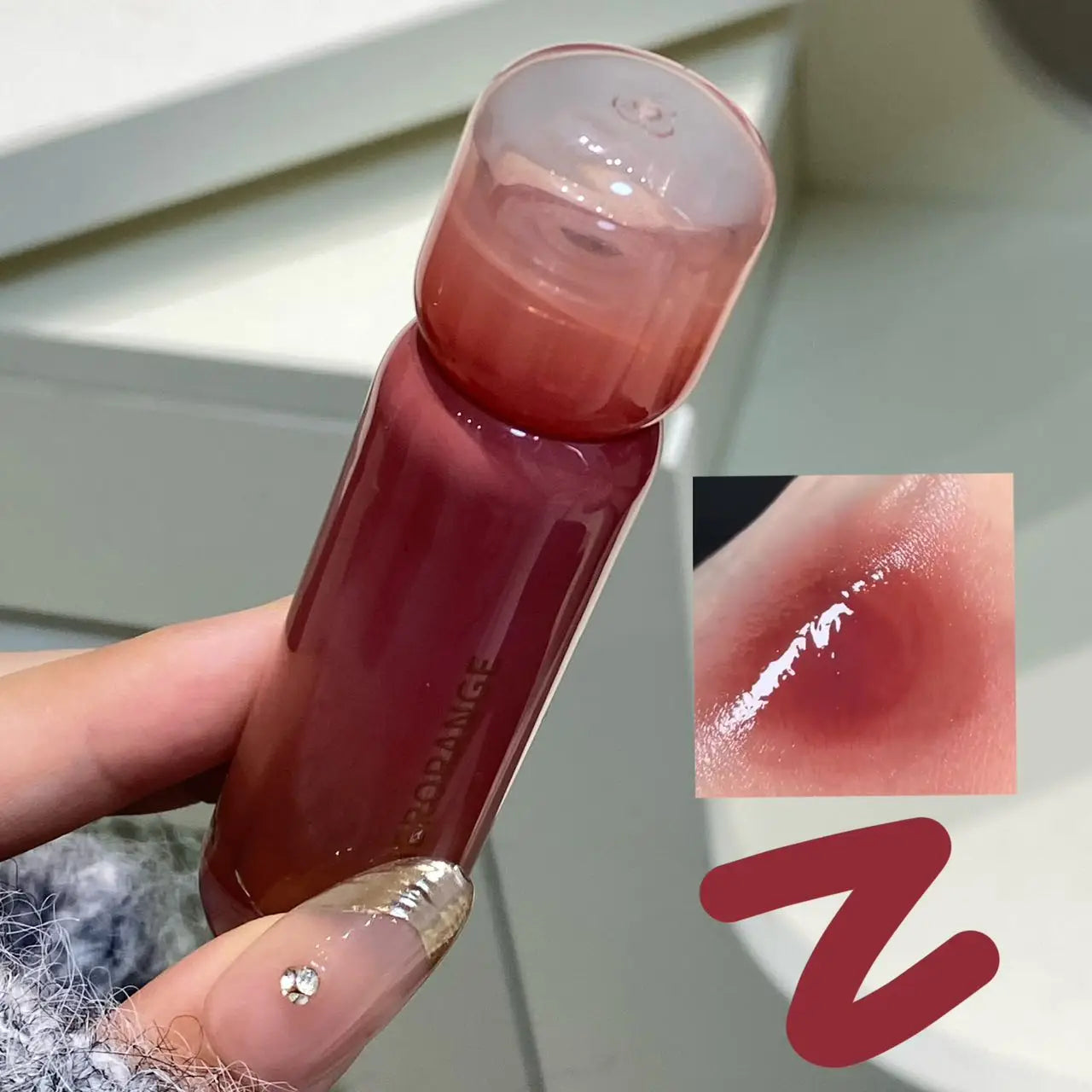 Smoked Grape Purple Red Lip Glaze Mirror Water Lip Gloss Moisturizing Liquid Lipstick Clear Tint Makeup Korean Women Cosmetics