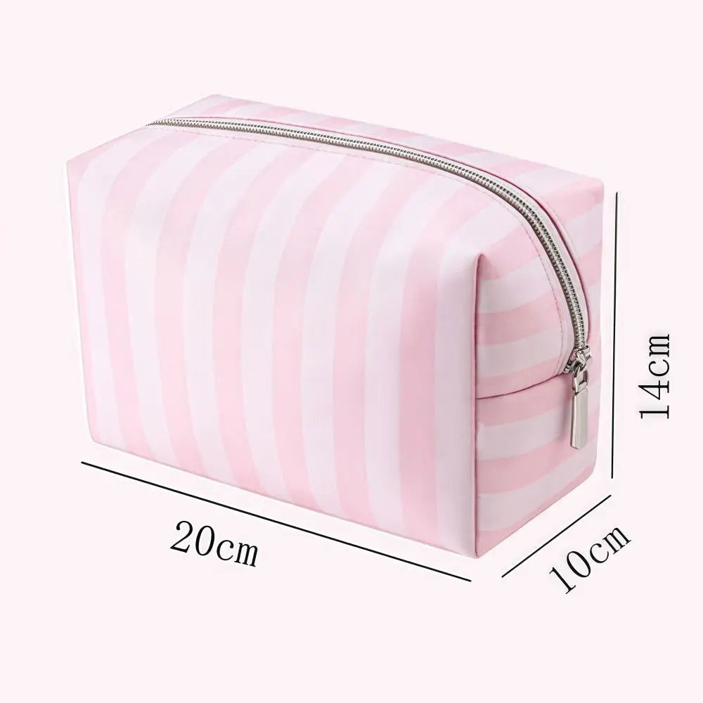 Large Capacity Handheld Makeup Bag Portable Minimalist Style Cosmetic Storage Bag Oxford Cloth Travel Design Wash Bags