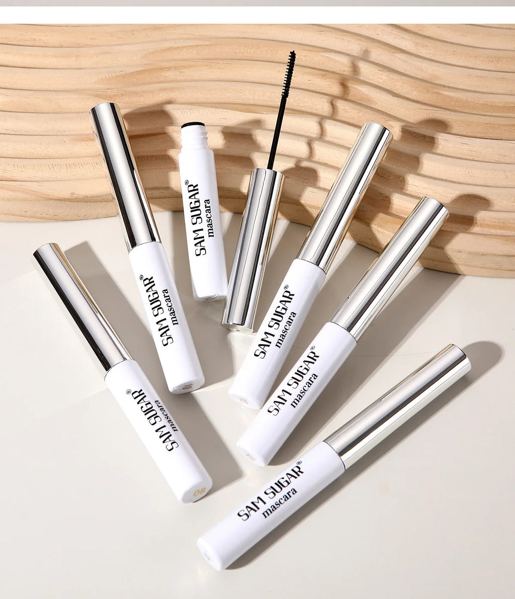 Colorful Curling Mascara Fine Brush Lengthens Eyelashes Thick Waterproof Blue Mascara Natural Eyelash Green Halloween Eye Makeup