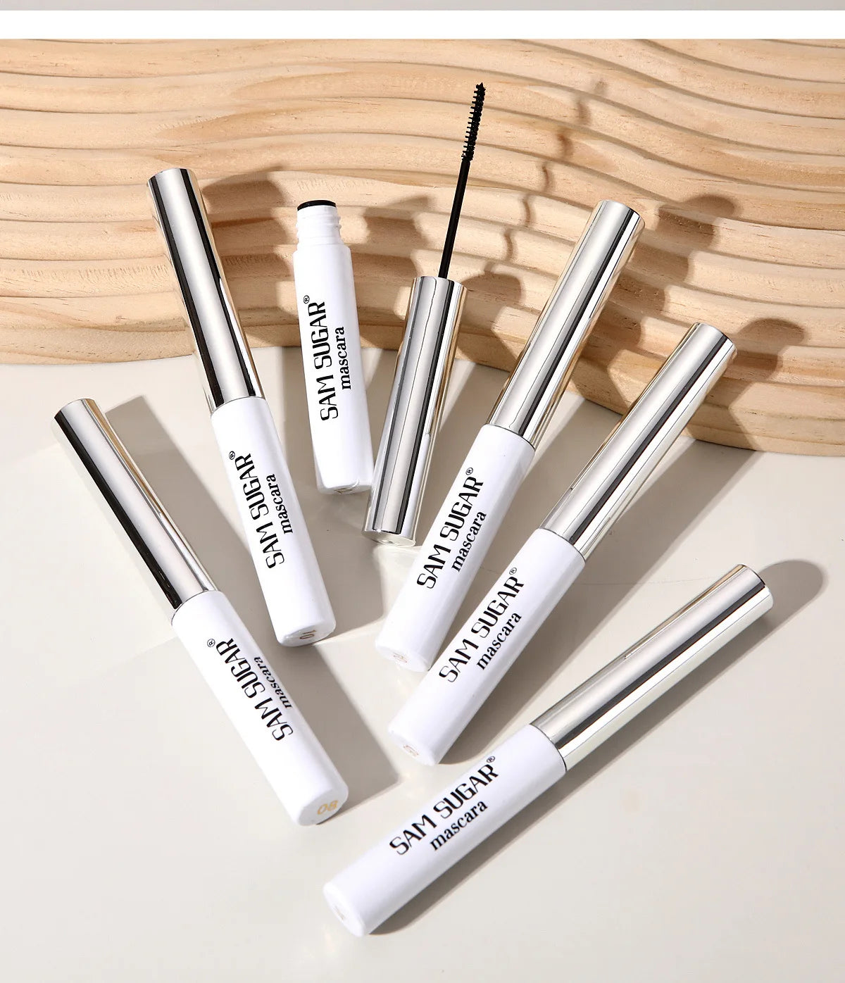 Colorful Curling Mascara Fine Brush Lengthens Eyelashes Thick Waterproof Blue Mascara Natural Eyelash Green Halloween Eye Makeup