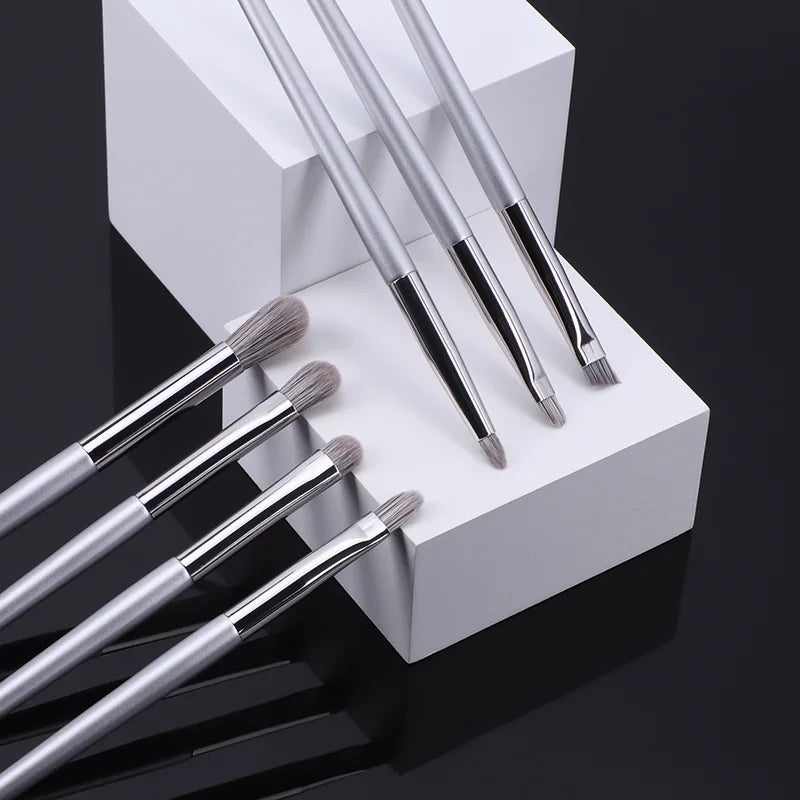 KLINA 12PCS Makeup Brushes Kit Professional Natural Goat Hair Foundation Powder Contour Eyeshadow Lip Make Up Tools For Women