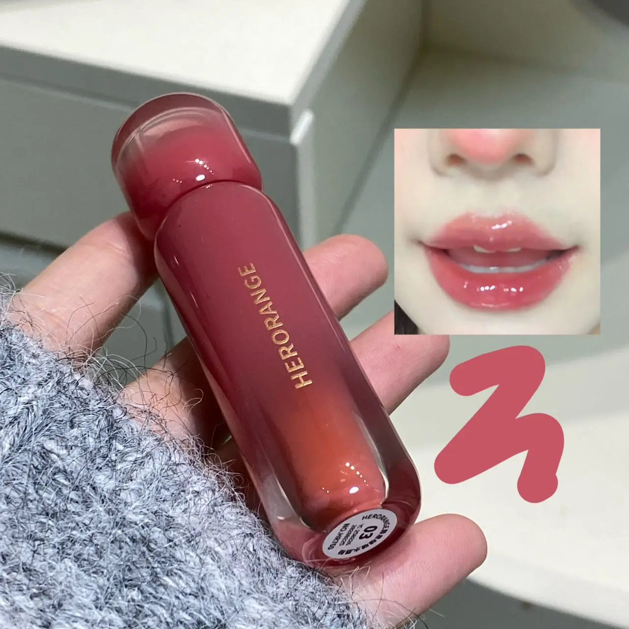 Smoked Grape Purple Red Lip Glaze Mirror Water Lip Gloss Moisturizing Liquid Lipstick Clear Tint Makeup Korean Women Cosmetics