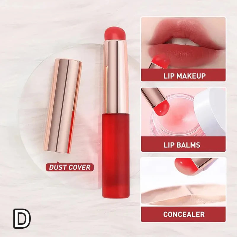 Silicone Lip Brush Concealer Brush Silicone Makeup Brush For Lip Balm LipStick Multifunction Portable Brush Beauty Nail Art Tool