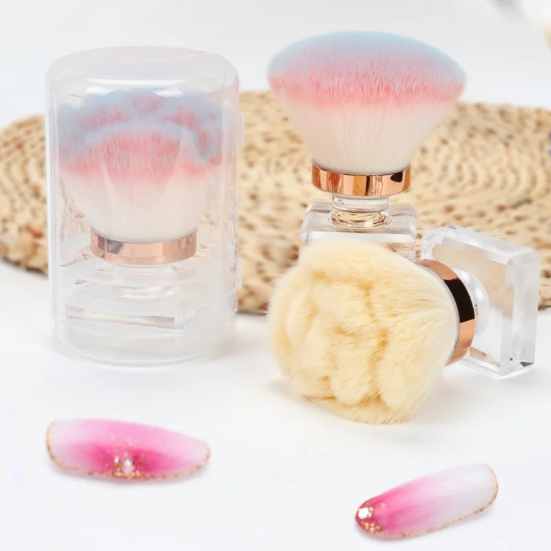 Nail Tool Dust-proof Brush Korean Fragrance Cleaning Dust-proof Brush Powder Blusher Brush Makeup Brush Rose Brush