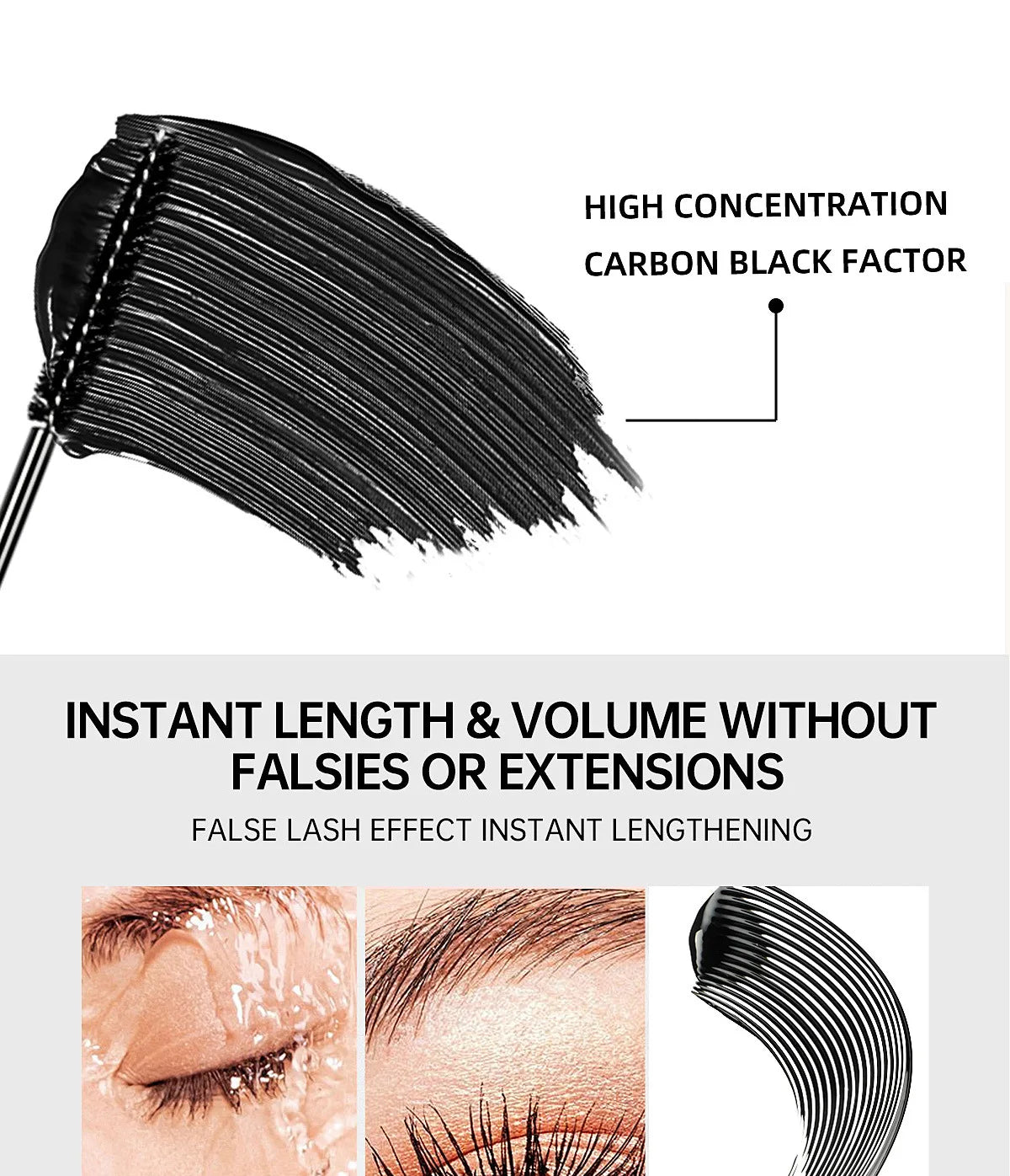 Colorful Curling Mascara Fine Brush Lengthens Eyelashes Thick Waterproof Blue Mascara Natural Eyelash Green Halloween Eye Makeup