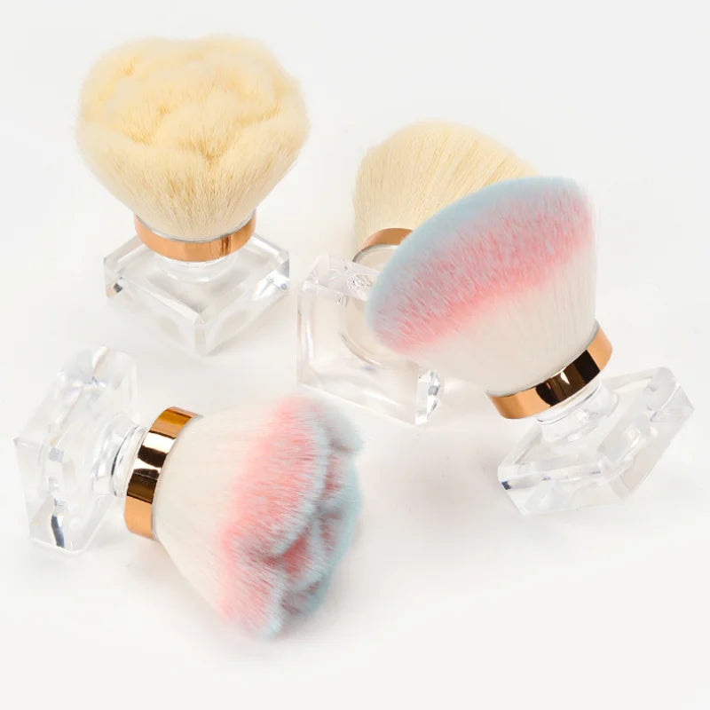 Nail Tool Dust-proof Brush Korean Fragrance Cleaning Dust-proof Brush Powder Blusher Brush Makeup Brush Rose Brush